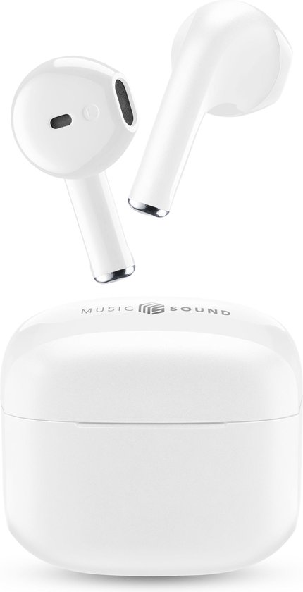 Unknown Music Sound Swag Headset Draadloos In-ear Oproepen muziek Bluetooth Wit