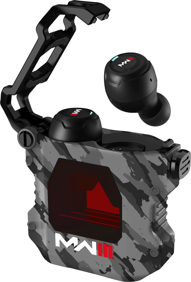 OTL Technologies Call of Duty - TWS earbuds - metalen oplaadcase met led lights - touch control - IPX4 - microfoon (g