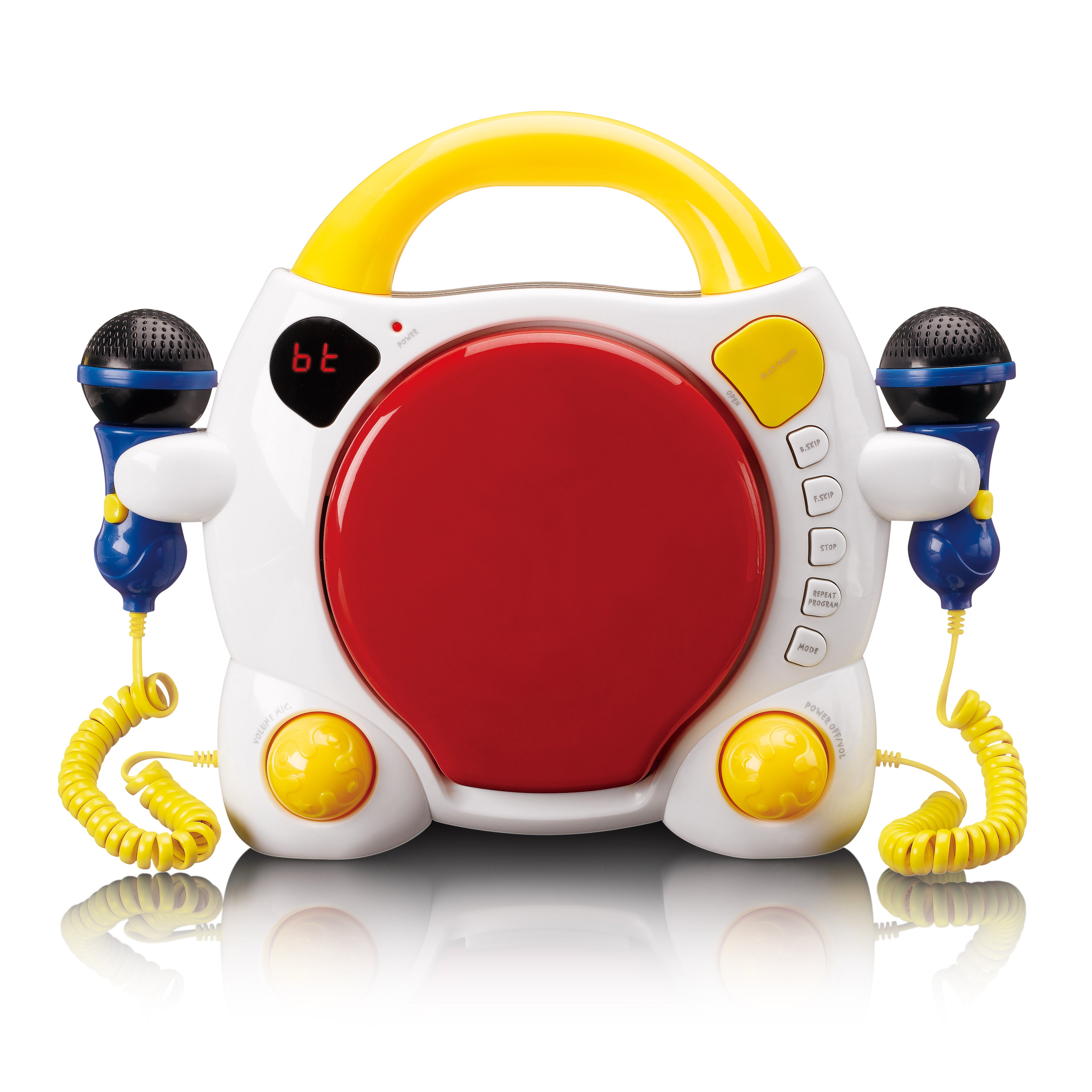 Lenco KCD-011KIDS - Draagbare karaoke CD-speler met Bluetooth voor kinderen - Meerkleurig