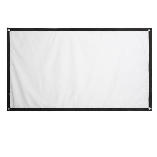 JM- Carejoyao 84inch Projectiescherm 16:9 HD-projectiescherm met haak voor binnen- en buitenfilms, kantoorpresentaties