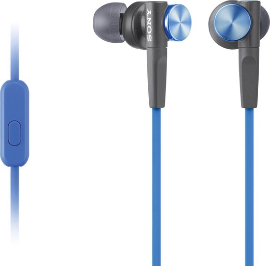 Sony MDR-XB50AP - In-ear oordopjes - Blauw