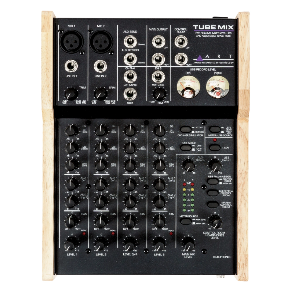 ART TubeMix 5-kanaals USB-mixer