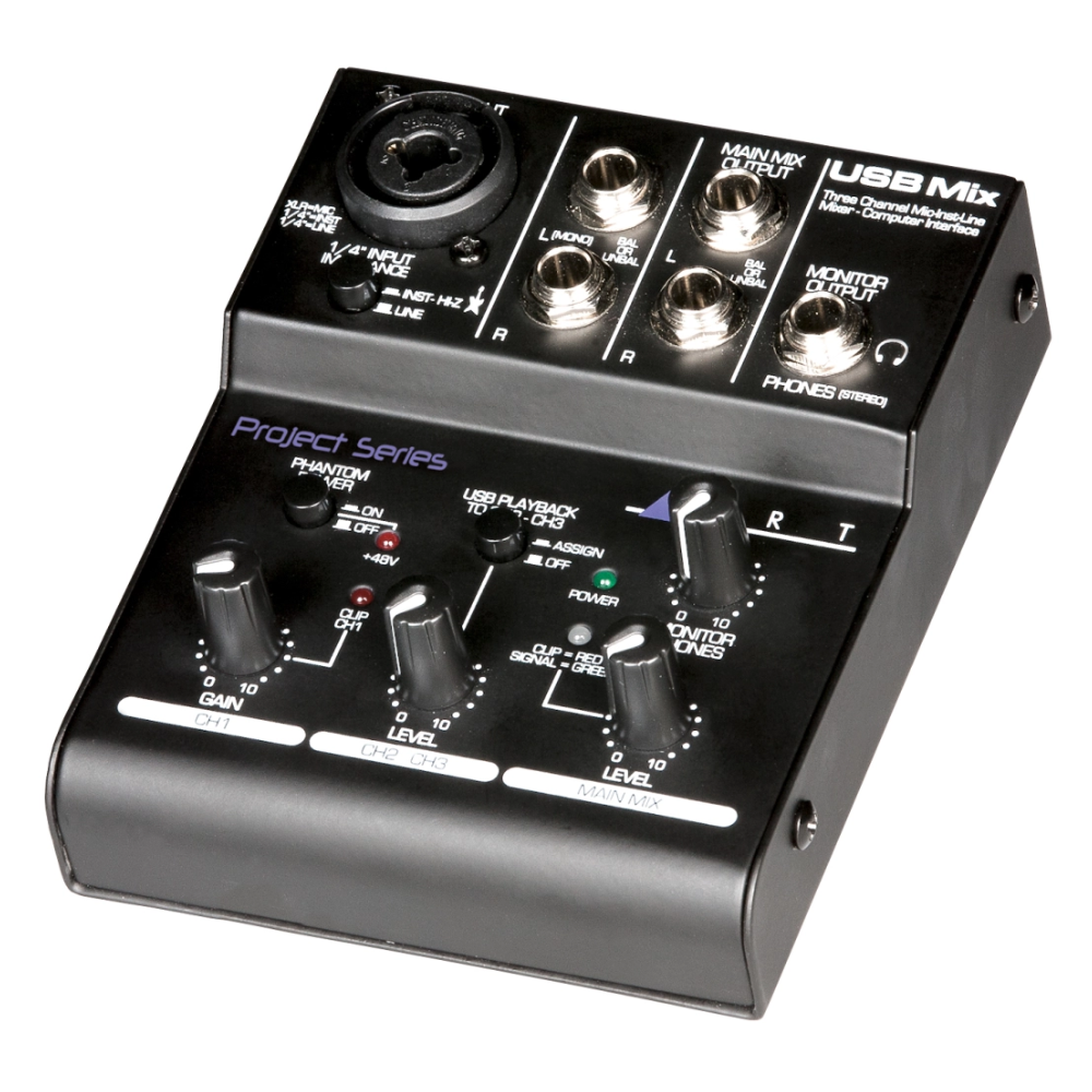 ART USBMix 3-kanaals audio-interface