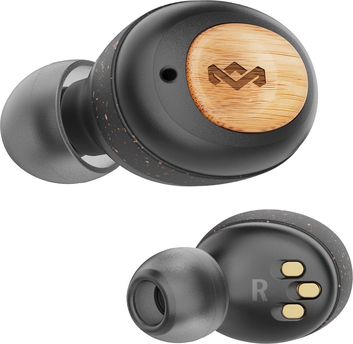 House of Marley Champion Volledig Draadloze Oordopjes - Bluetooth Oordopjes - 8 uur Speeltijd - Duur