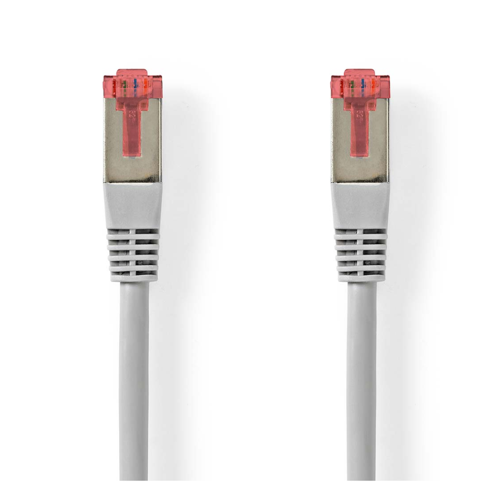 Nedis CAT6 S/FTP Netwerkkabel RJ45 25 cm grijs
