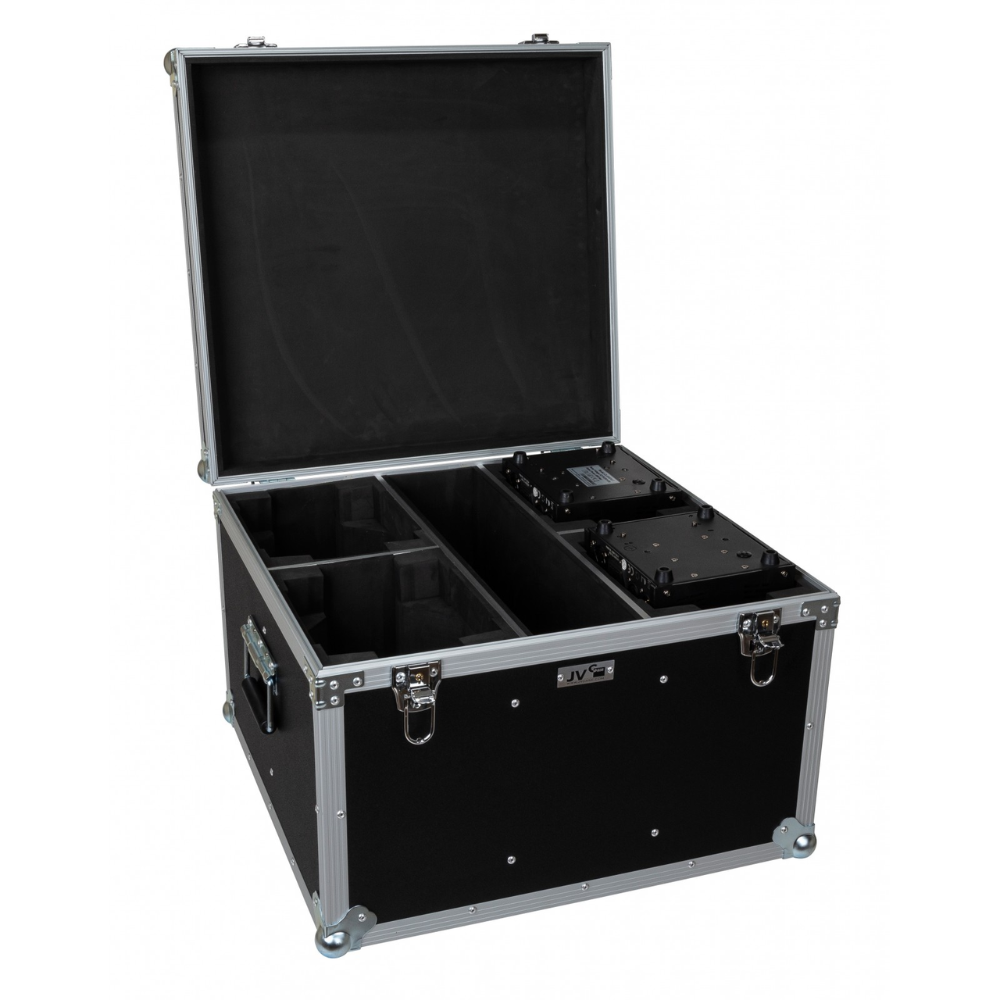JV Case Moving Head Flightcase 6 voor 4x clubspot