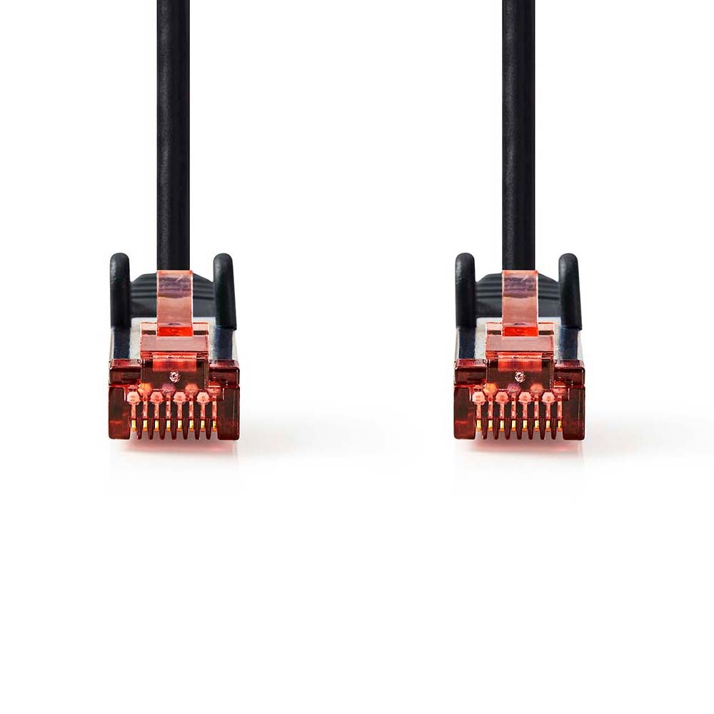 Nedis CAT6 S/FTP Netwerkkabel RJ45 25 cm zwart