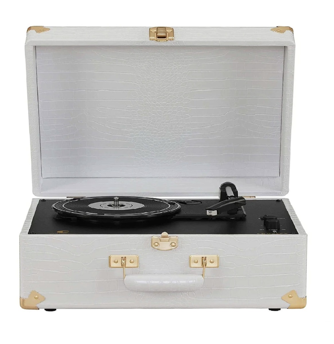 Fiftiesstore Crosley Anthology Platenspeler - White Croc (B-STOCK)
