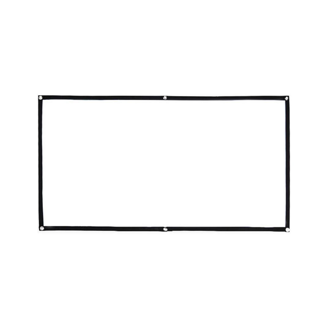 Huaqiang North Electronics 60 /70 /84 /100 /120 /150Inch Draagbaar projectorscherm HD 16:9 Diagonaal projectiescherm Opvouwbaar thuisbioscoop voor wandprojectie binnen en buiten 100 inch