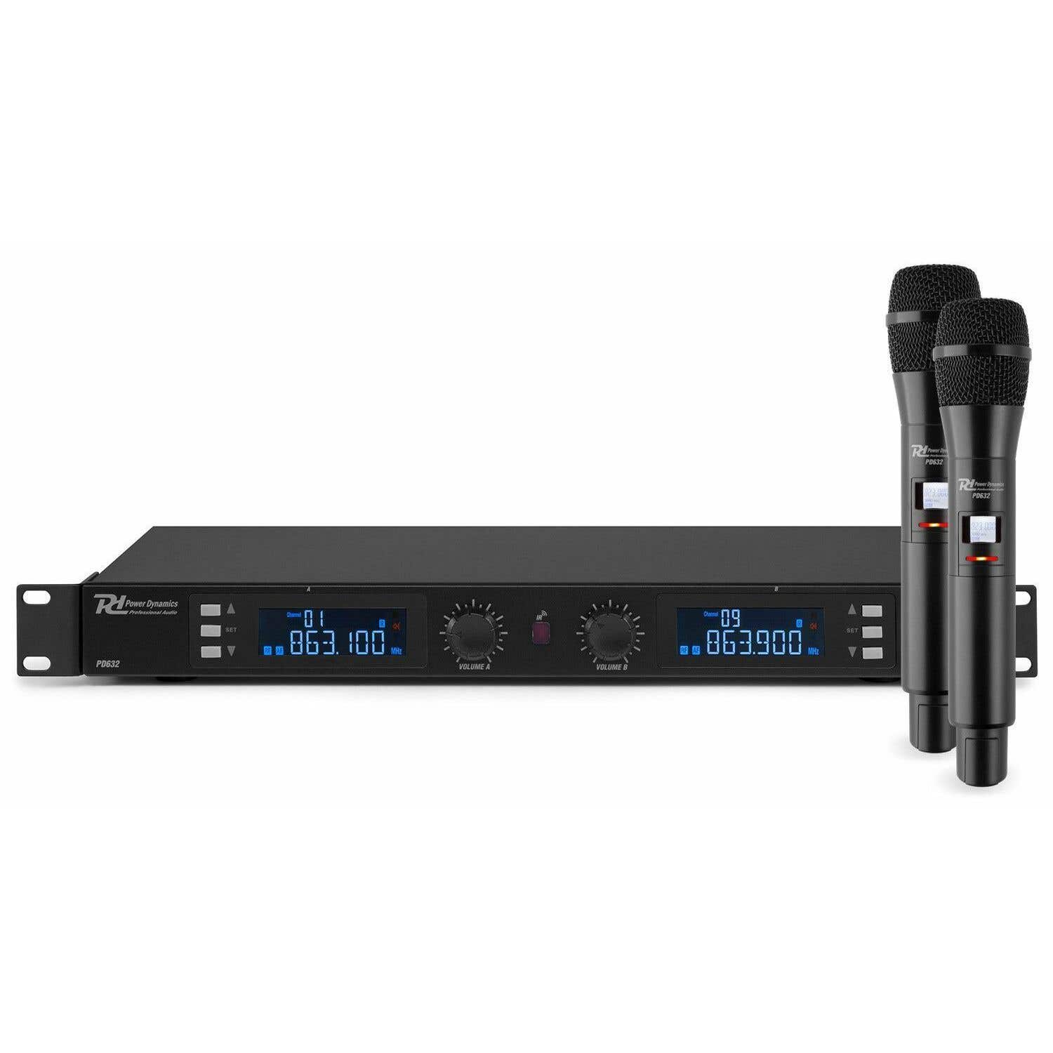 Power Dynamics Retourdeal -  PD632H draadloos microfoonsysteem UHF met