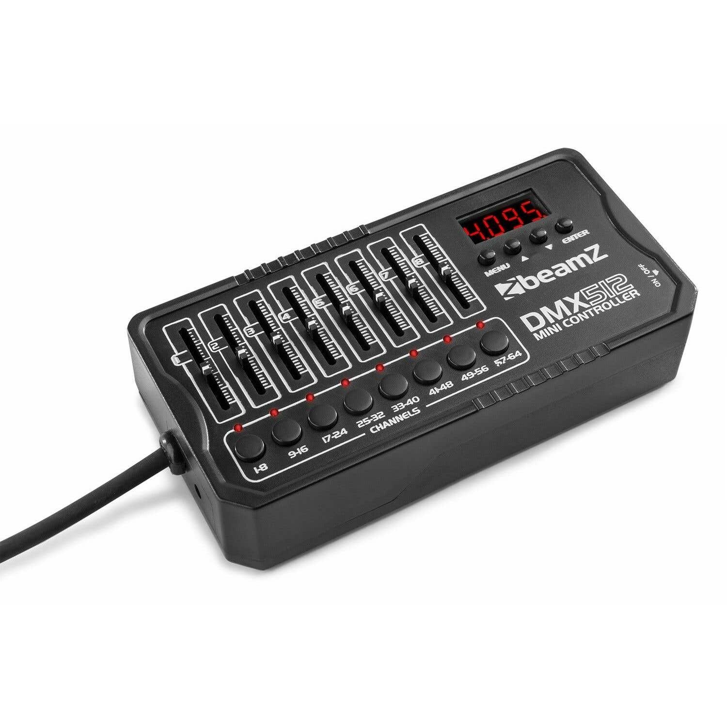 BeamZ Retourdeal -  64 kanaals DMX controller mini met accu