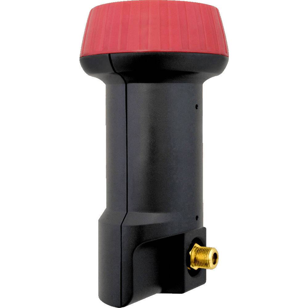 MegaSat Diavolo Single-LNB Aantal gebruikers: 1 Feed-opname: 40 mm vergulden aansluiting, Weerbestendig Zwart, Rood