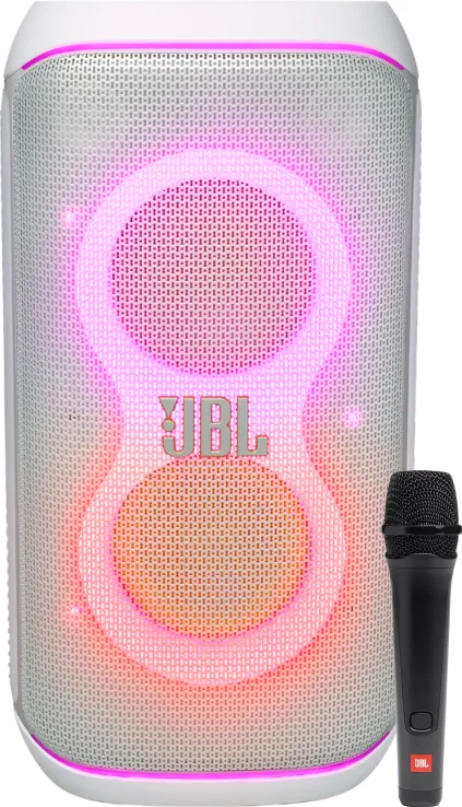 JBL Partybox Club 120 Wit + Bedrade Microfoon