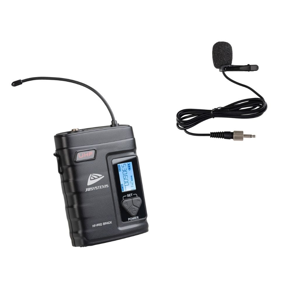 JB Systems HF-PRO BPACK Belt-pack en lavalier-microfoon