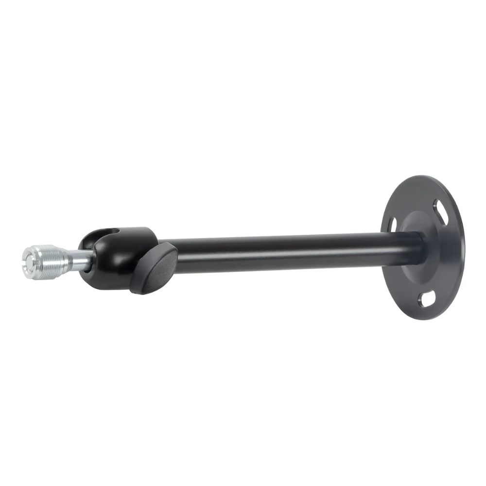 K&M 24350 Universele muurbeugel met draaibare kogel zwart
