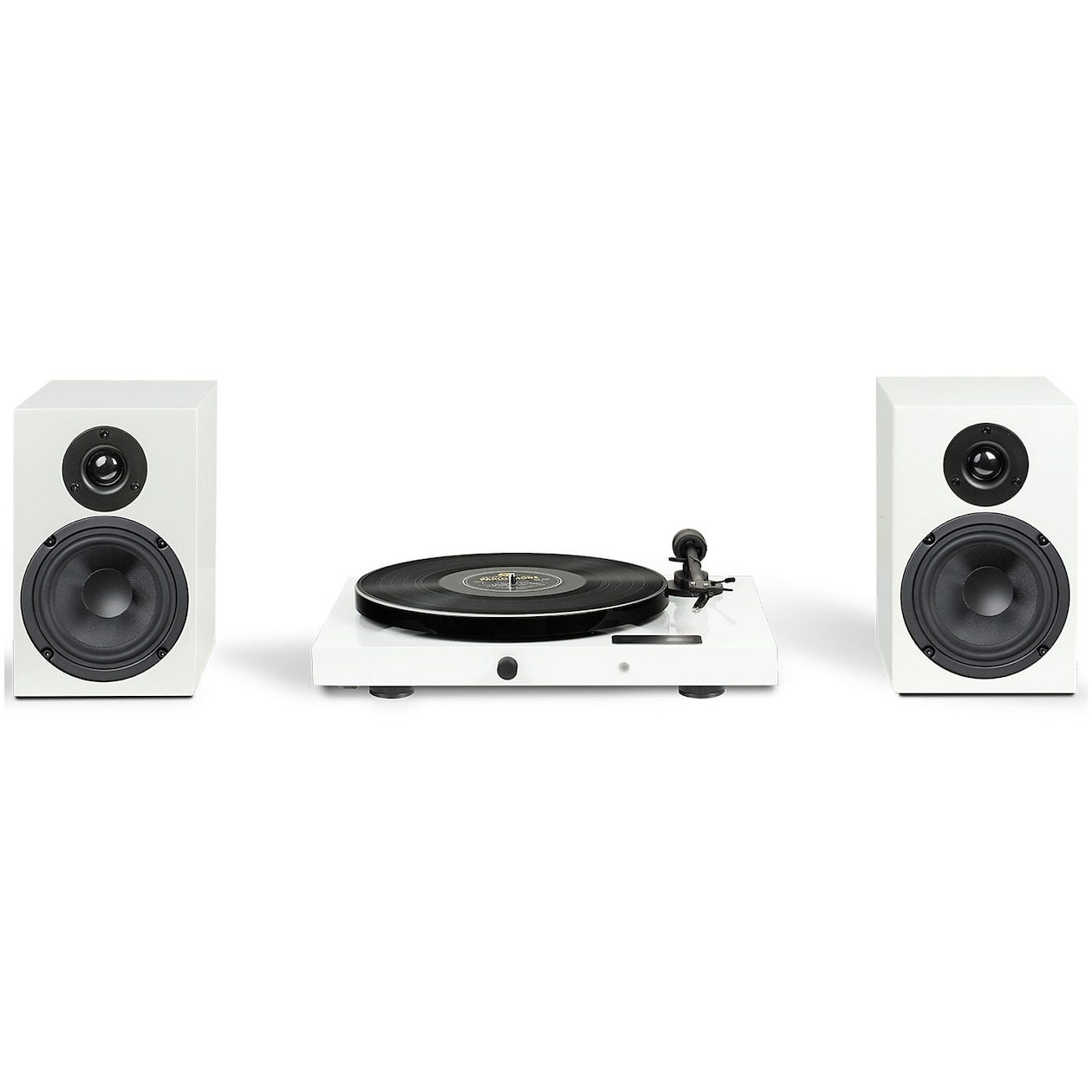 Pro-Ject Jukebox E1 + Speaker Box 5E Set Draaitafel systeem Platenspeler Wit