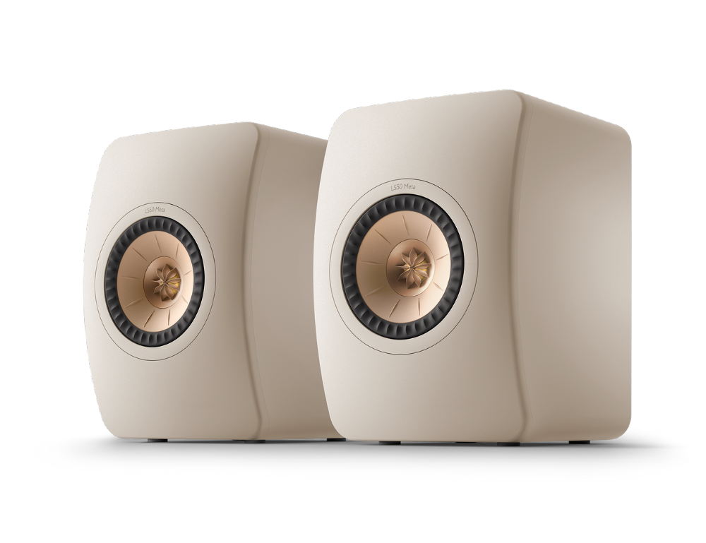 KEF LS50 Meta Passieve Boekenplank speaker - Sand Shell (per paar)