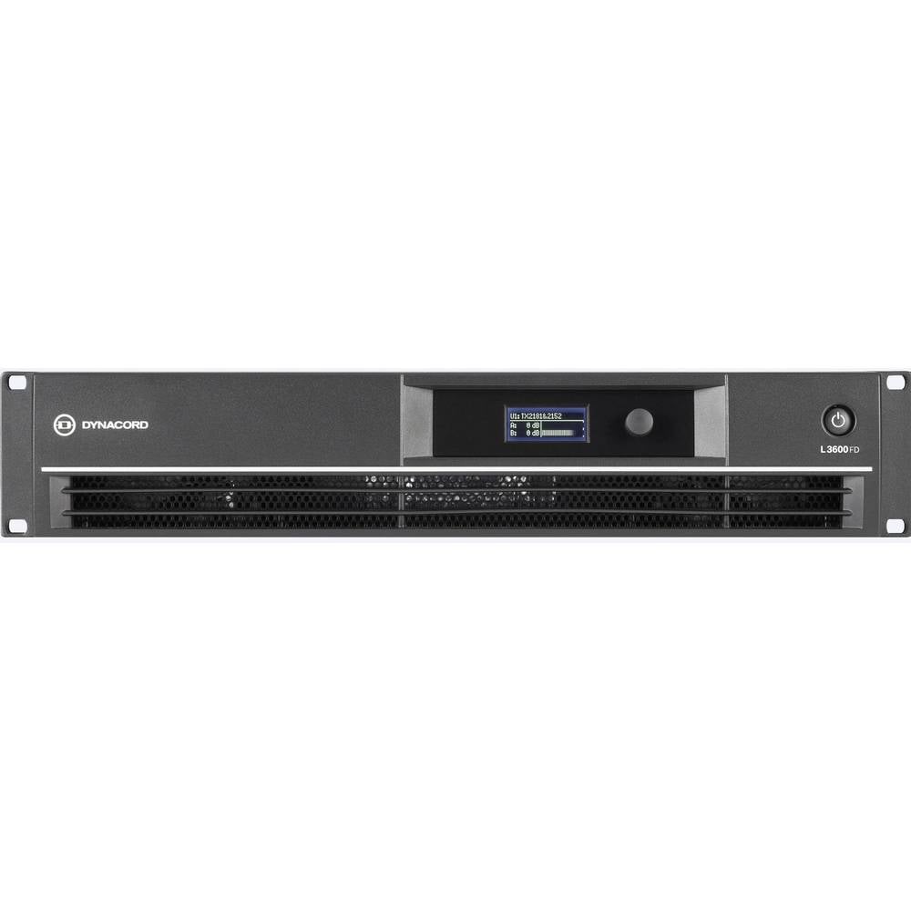 Dynacord L3600FD PA-versterker RMS vermogen per kanaal op 4 Ω: 1800 W