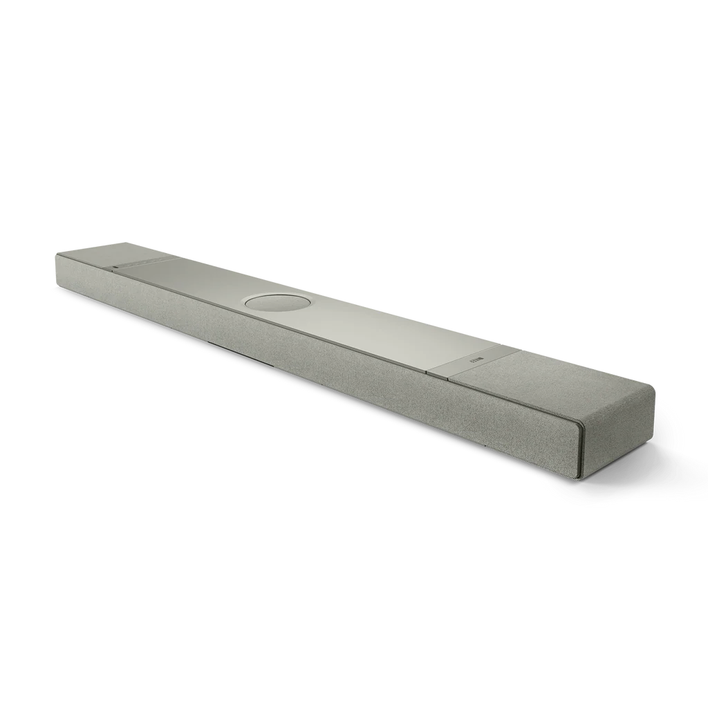 Kef XIO Soundbar zilver met Dolby Atmos Surround en Smart functies