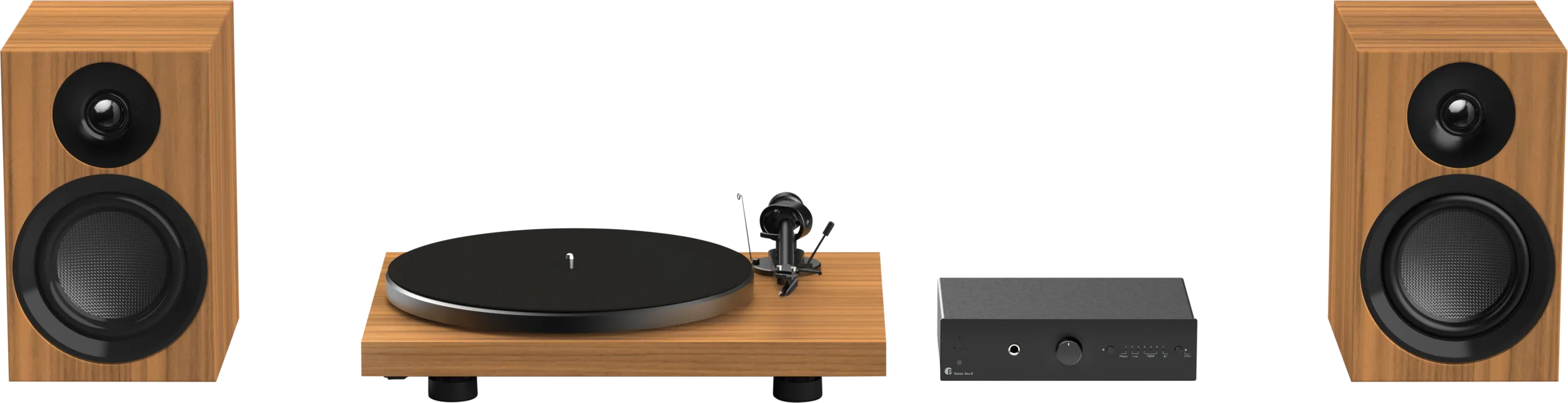 Pro-Ject Colourful Audio System E Bruin