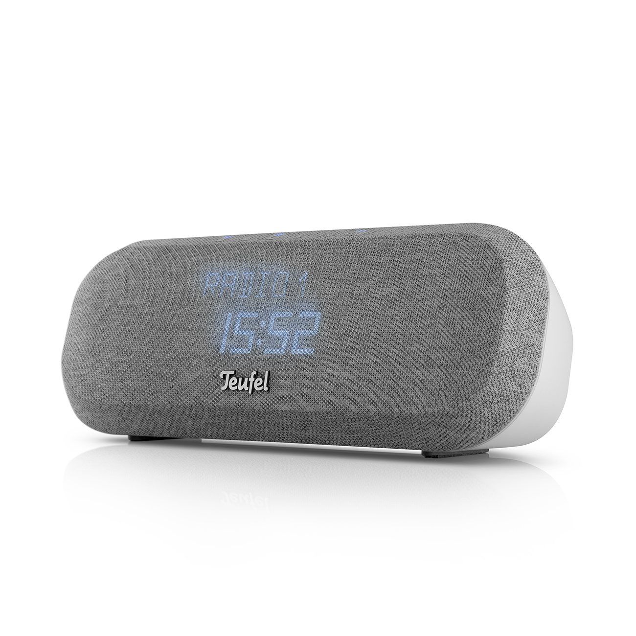 Teufel RADIO ONE Bluetooth DAB/FM wekkerradio Sleeptimer speaker Lichtgrijs