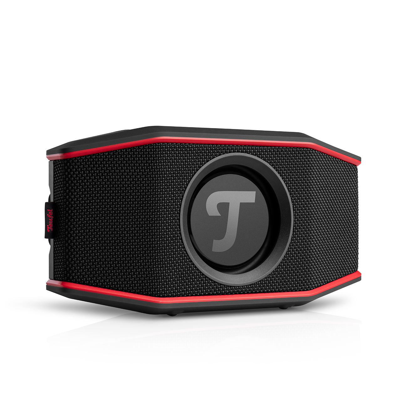 Teufel ROCKSTER GO 2 Bluetooth stereoluidspreker Tot 28 uur batterij Waterdicht Touch control Zwart & Rood