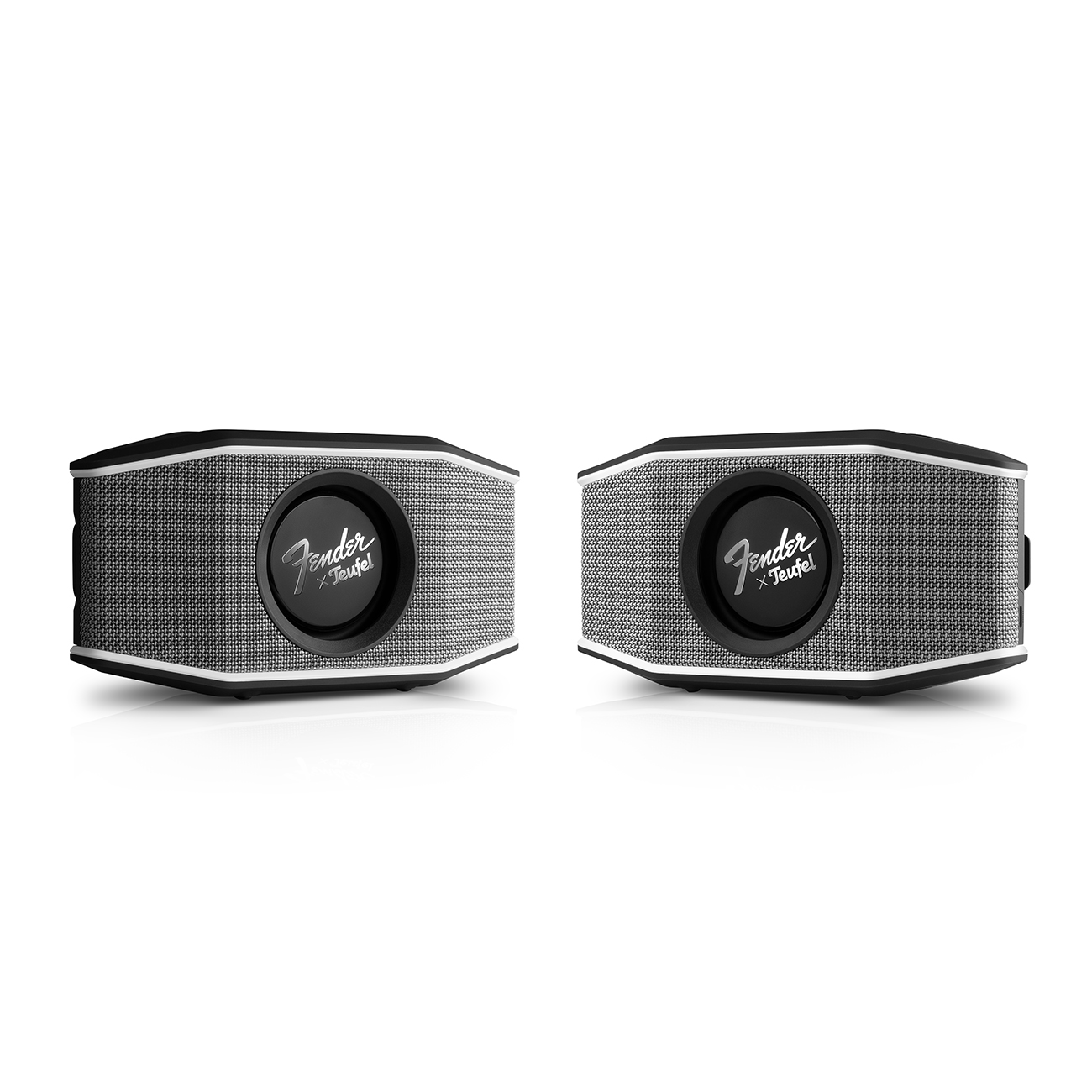 Teufel Fender x  ROCKSTER GO 2 Stereo-Set Steel Black