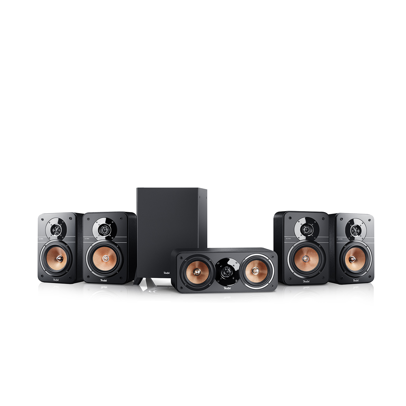 Teufel Ultima 20 Surround 5.1 Set Ultima Serie 5.1 Surround Sound Zwart