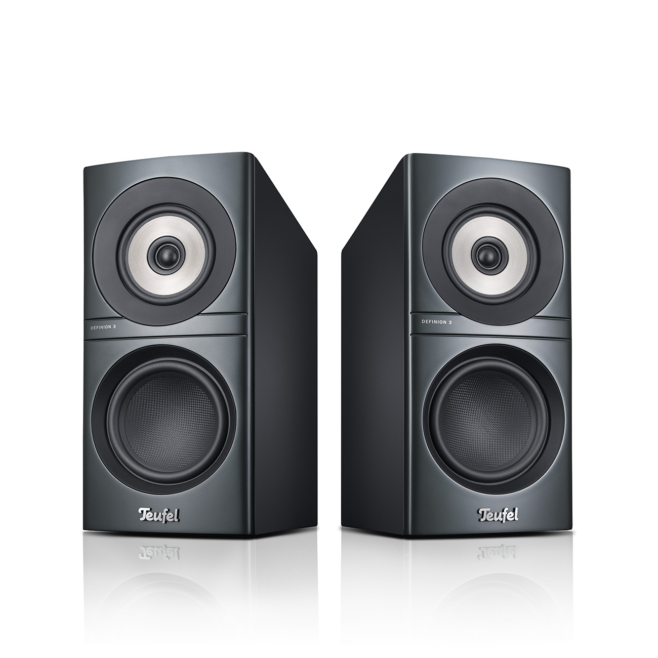 Teufel Definion 3S 3-kanaals ontwerp High-end stereo speakers Nauwkeurige bas Antraciet