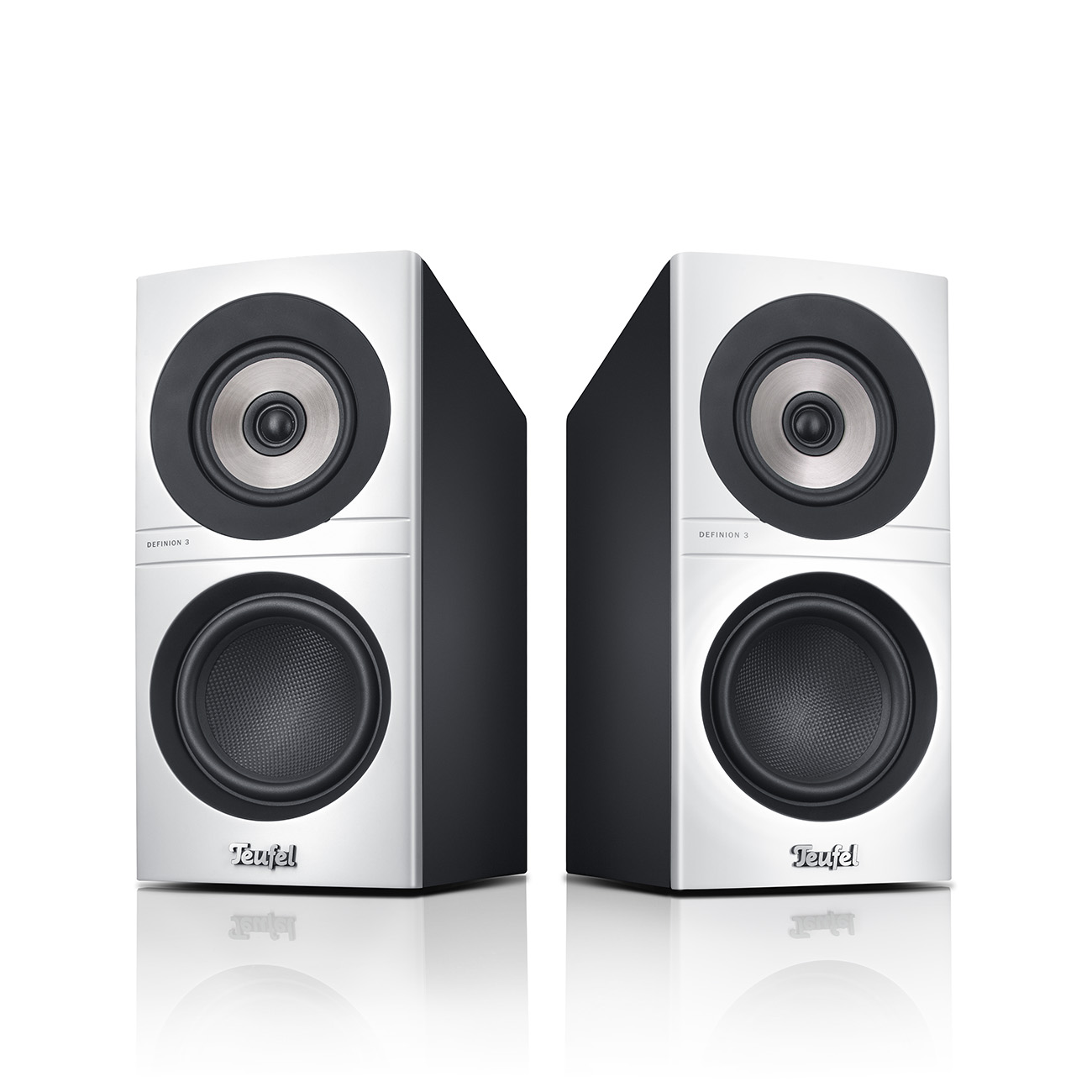 Teufel Definion 3S 3-kanaals ontwerp High-end stereo speakers Nauwkeurige bas Wit/Zwart