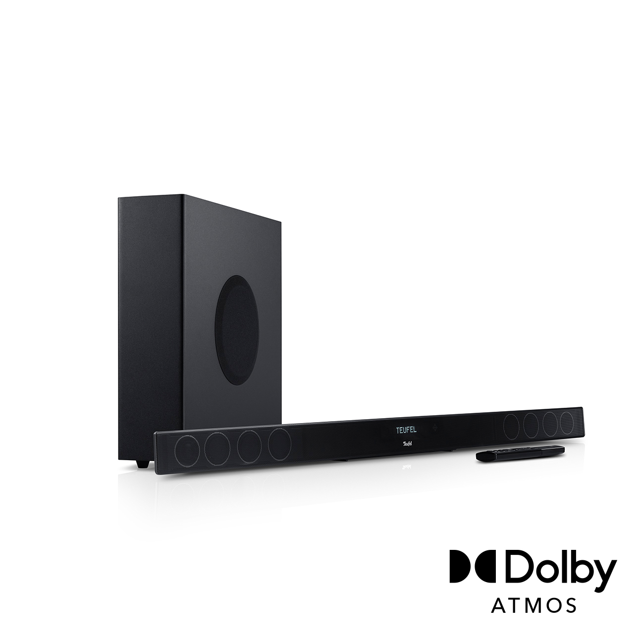 Teufel CINEBAR 11 voor Dolby Atmos 2.1-set Surround sound HDMI ARC Bluetooth Draadloze subwoofer Zwart