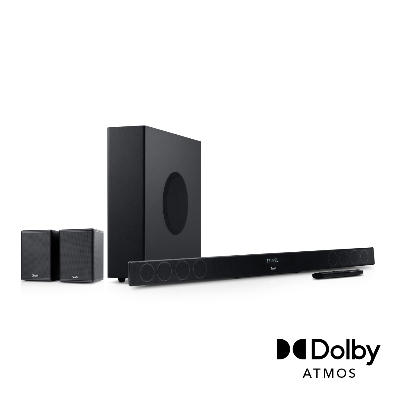 Teufel CINEBAR 11 Surround Dolby Atmos 4.1 set 8 eindversterkers 2-kanaals systeem Bluetooth Black