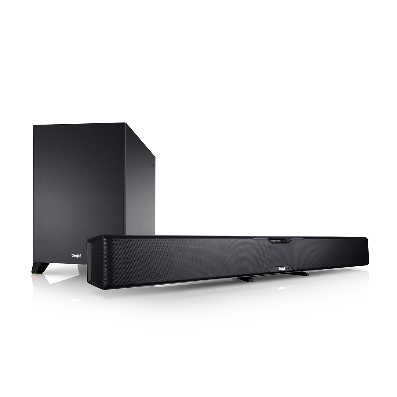 Teufel Cinebar Pro High-end soundbar met draadloze subwoofer Zwart