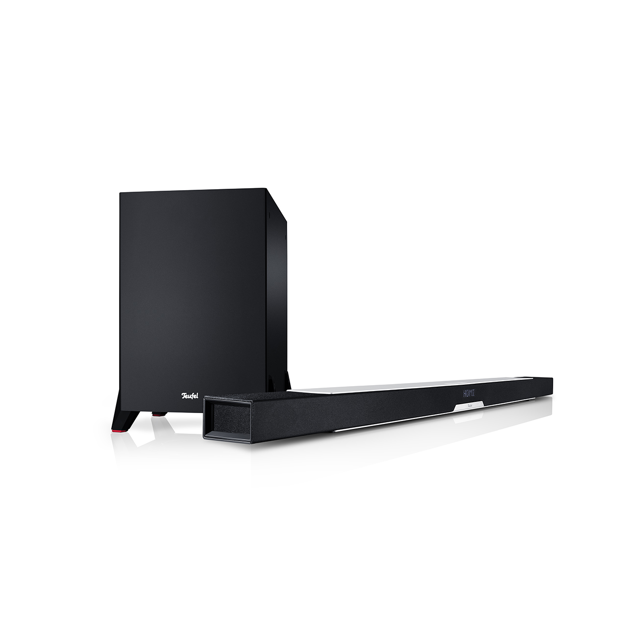 Teufel Cinebar Lux Ambition Soundbar met draadloze subwoofer Wifi Zwart/Wit