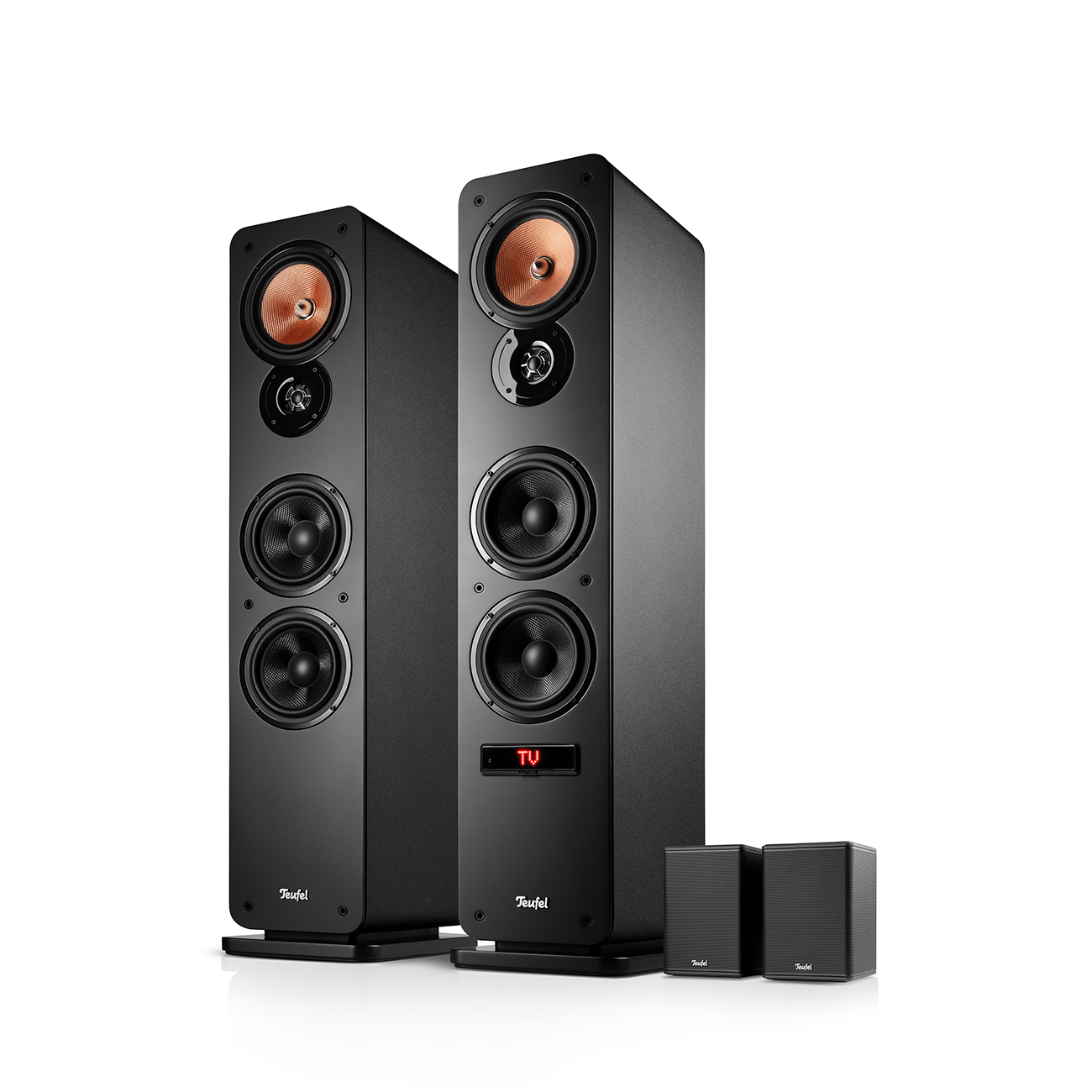 Teufel ULTIMA 40 ACTIVE 3 Surround 4.0-set Set van 2 speakers in bundel Bluetooth Versterker Zwart