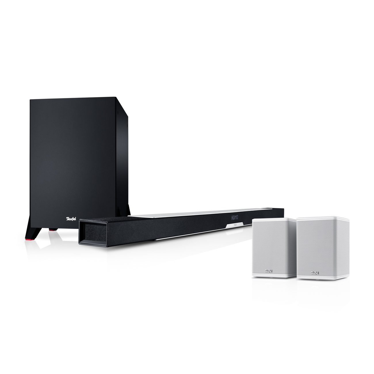 Teufel CINEBAR LUX Surround Ambition 5.1-Set Wit