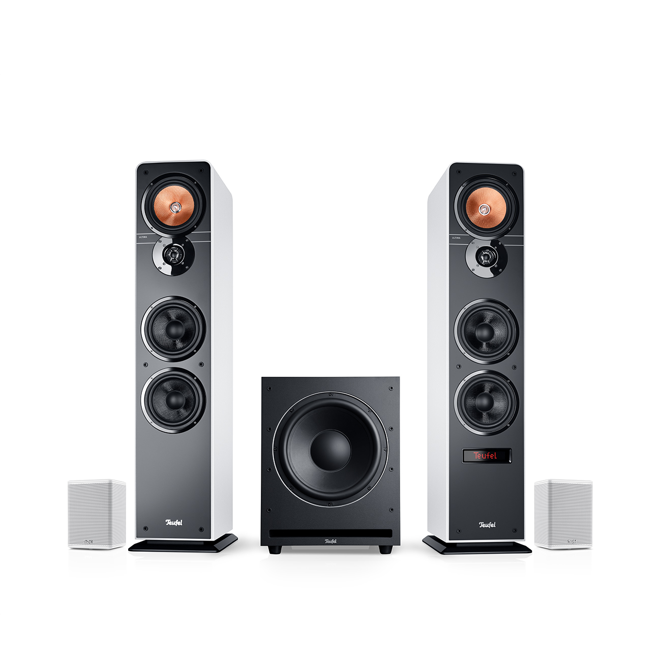 Teufel ULTIMA 40 ACTIVE Club Edition Surround 4.1-Set Wit