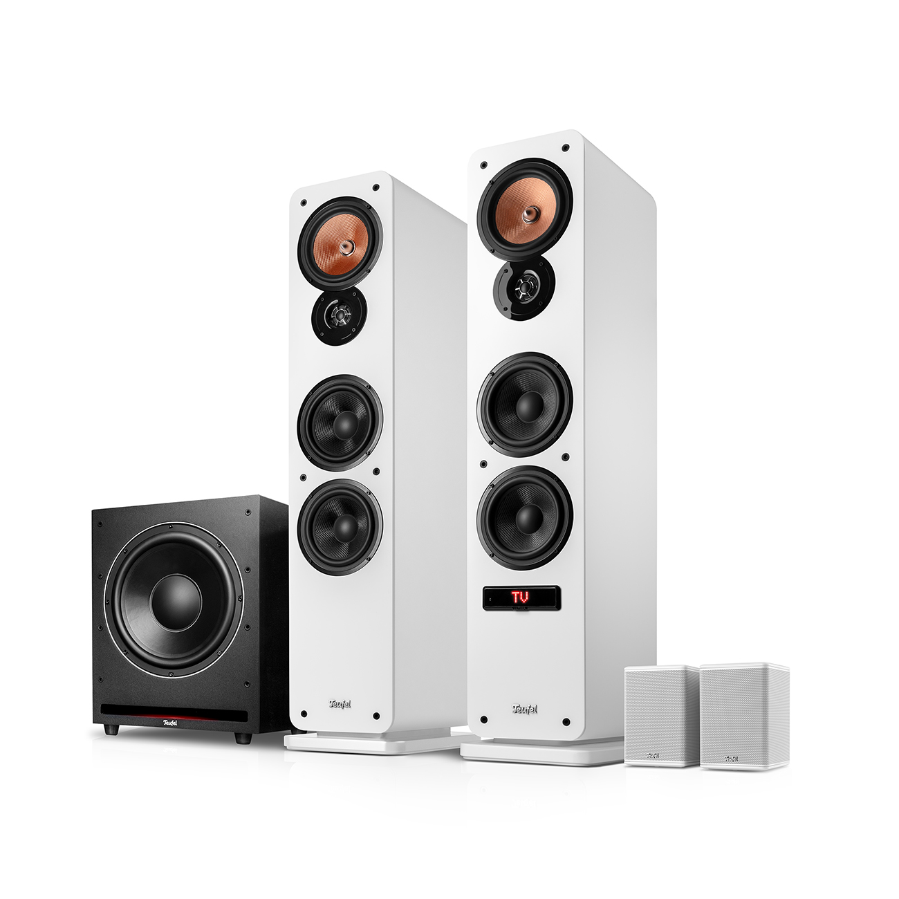 Teufel ULTIMA 40 ACTIVE 3 Club Edition Surround 4.1-Set Wit
