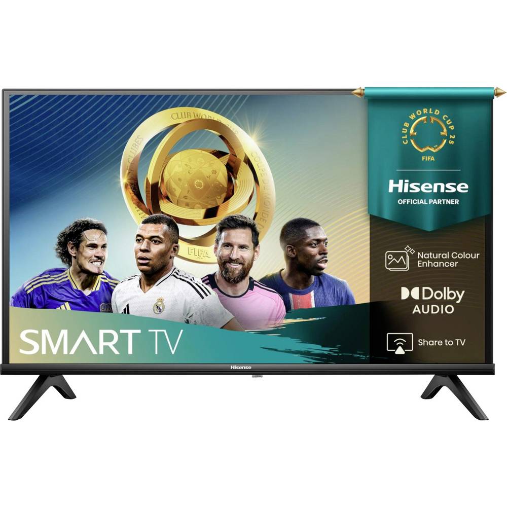 Hisense 40A4Q QLED-TV 100 cm 40 inch Energielabel F (A - G) Zwart