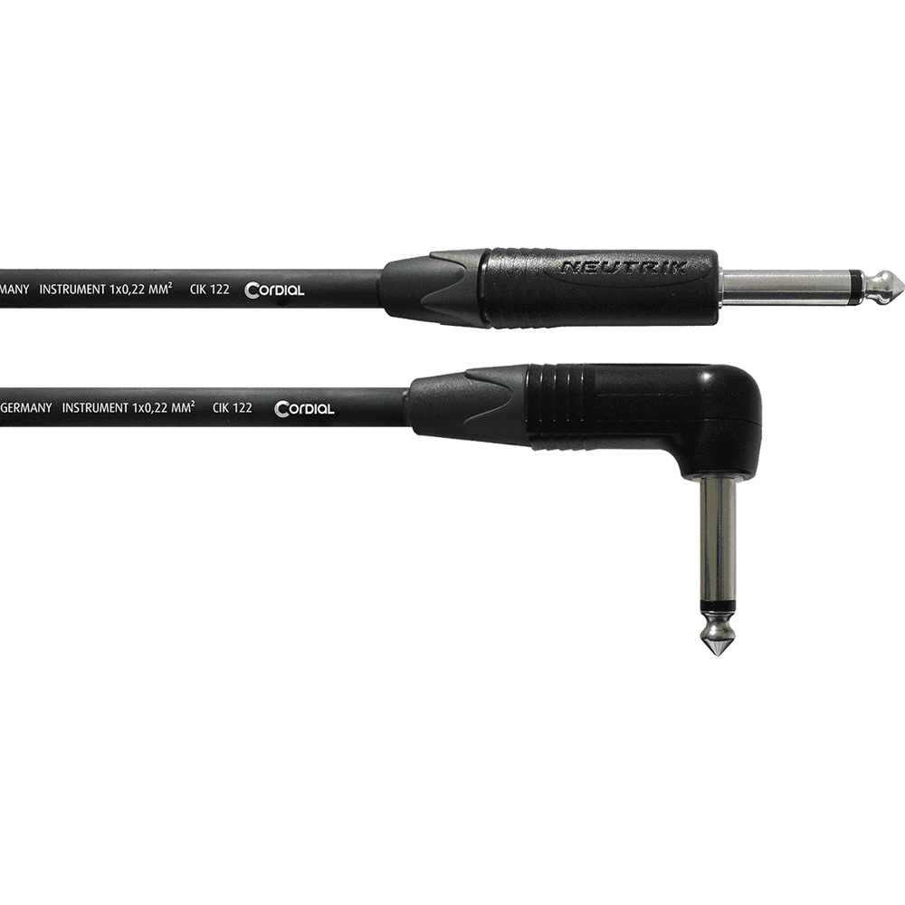 Cordial ECL CPI9PR Jack/haakse jack kabel 9m