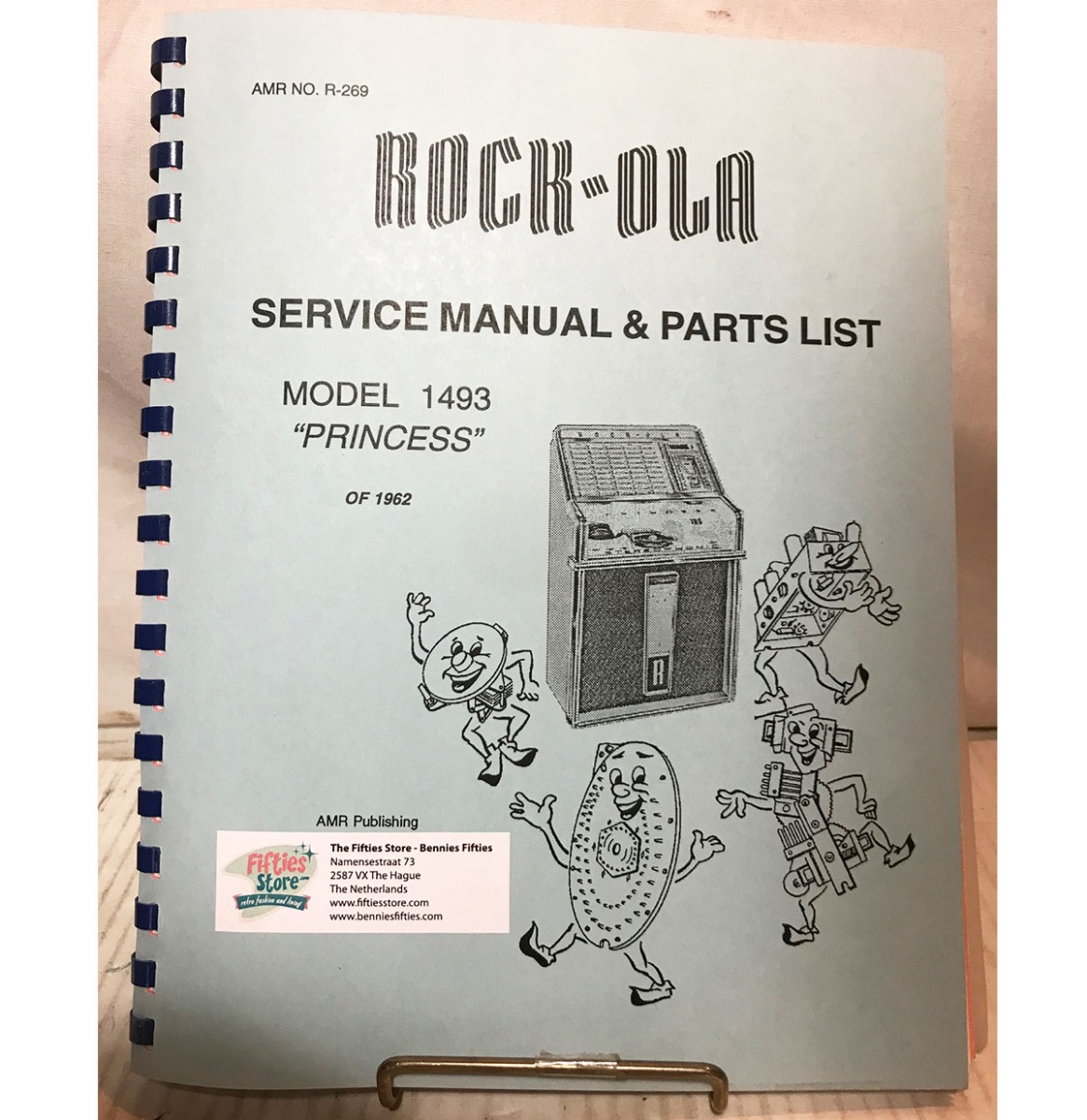 Fiftiesstore Service Manual - Rock-Ola Jukebox Model 1493 'Princess'