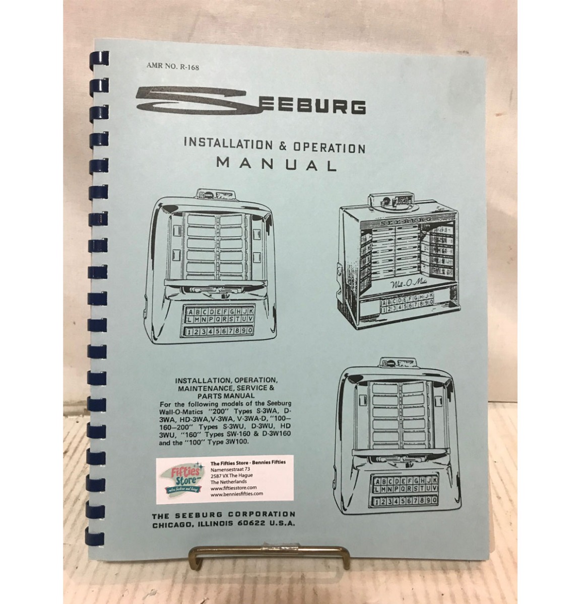 Fiftiesstore Seeburg Wall-O-Matics Installation, Operation, Maintenance, Service And Parts Manual
