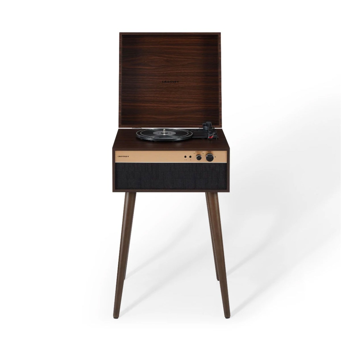 Fiftiesstore Crosley Jasper Platenspeler - Walnoot (B-Stock)