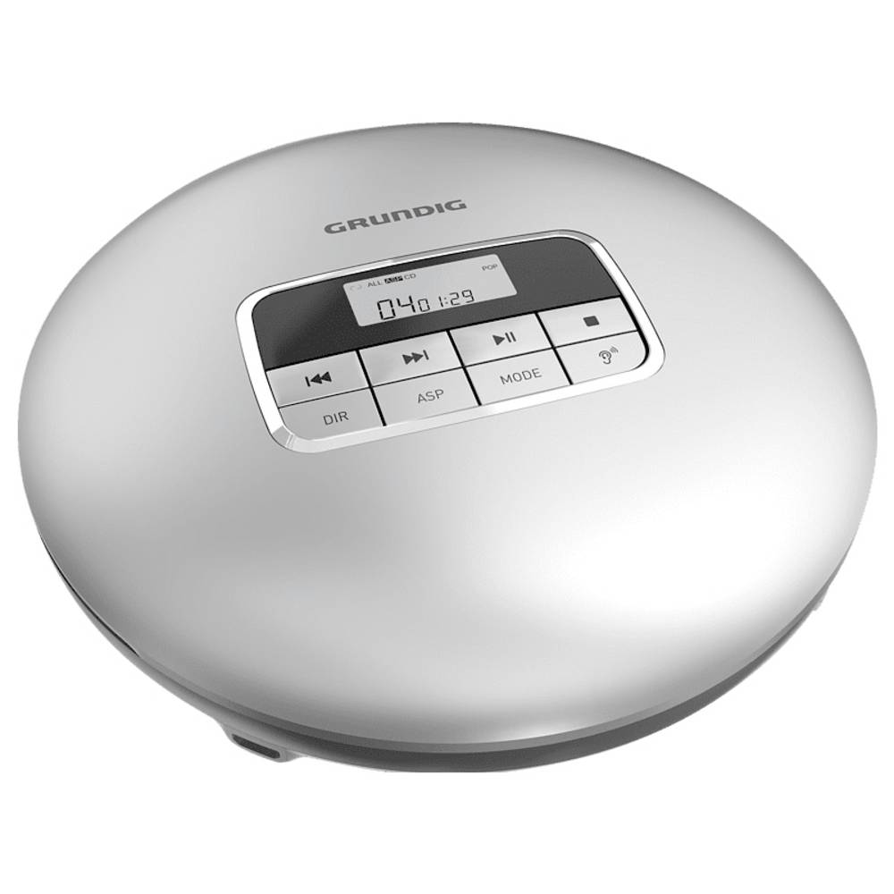 Grundig GCP1020 Discman CD, CD-R, CD-RW, MP3 Zilver