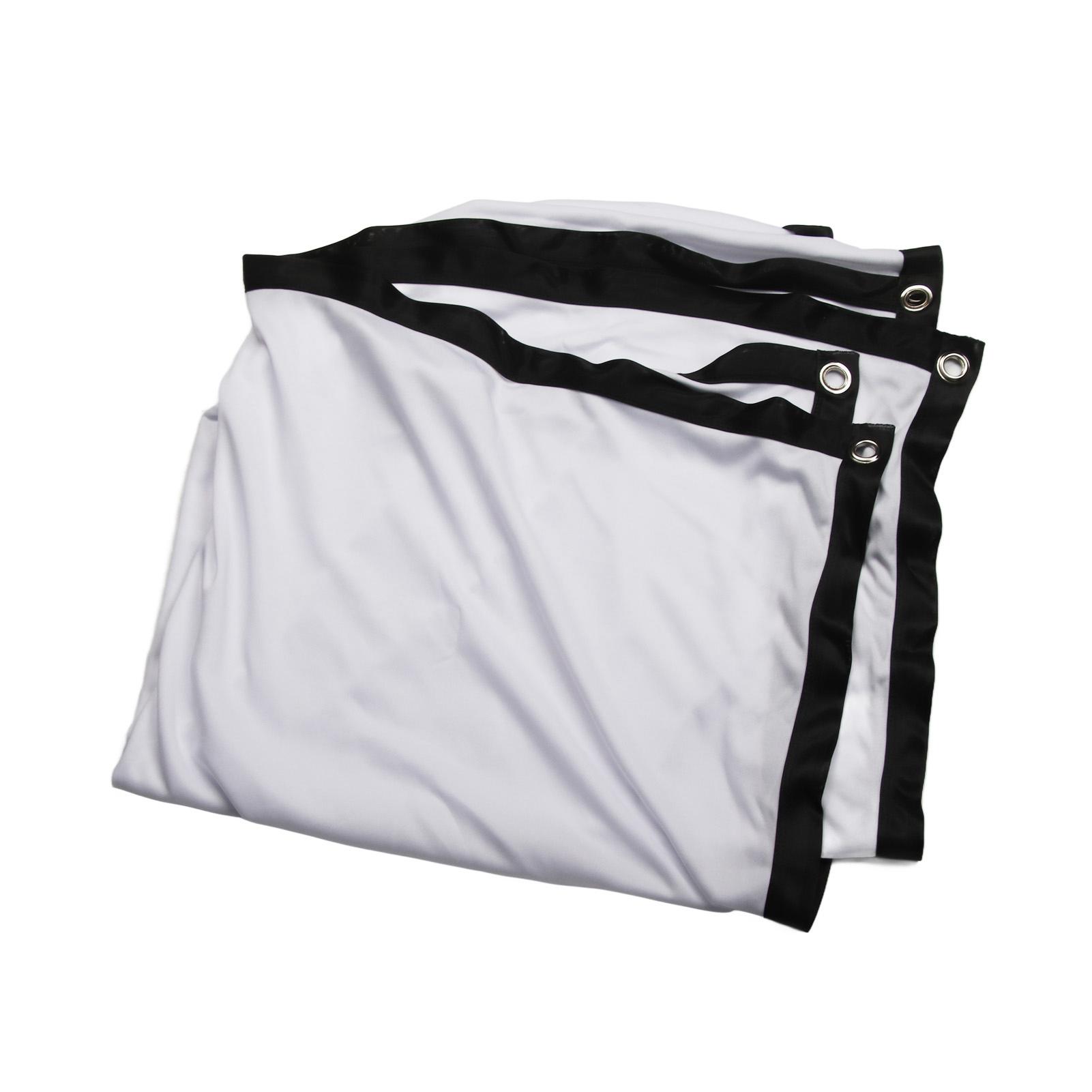 DIYelecs Buitenprojectiescherm 16:9 Kreukbestendig Opvouwbaar Dubbelzijdig Draagbaar Projectiescherm voor 72 Inch