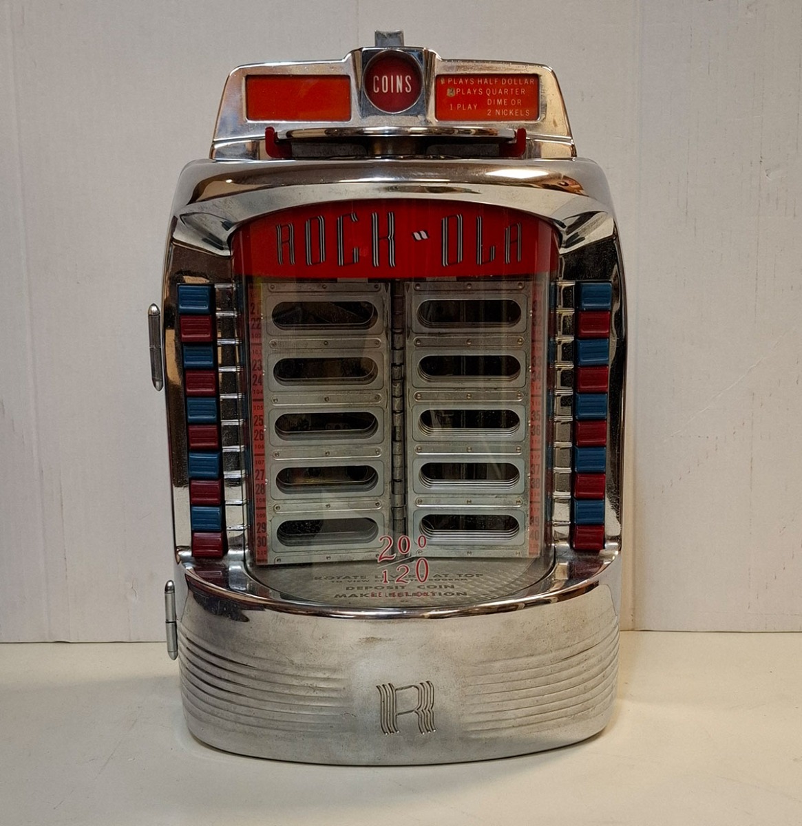 Fiftiesstore Rock-Ola Model 1555 Wallbox - Origineel