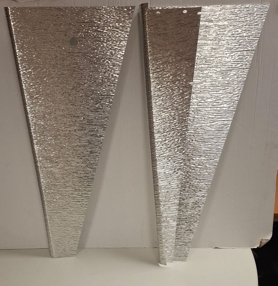 Fiftiesstore Rock-Ola Tempo 2 Aluminium Zuilen (Set)