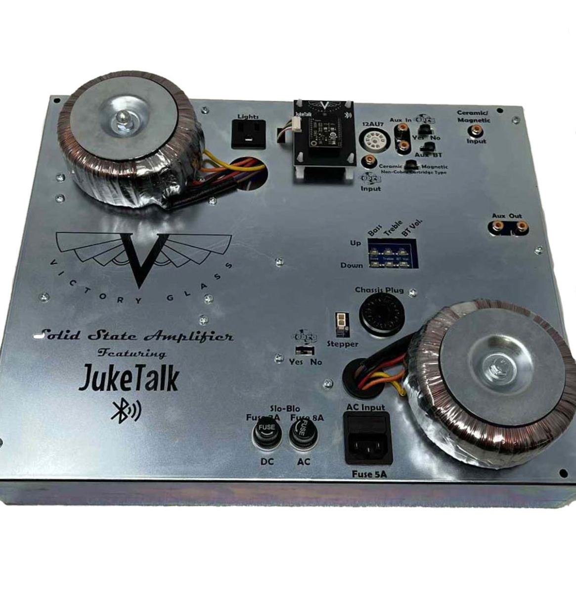 Fiftiesstore Pre-Order: Wurlitzer 1800 W-SSA-528 Solid State Versterker met Bluetooth 240v