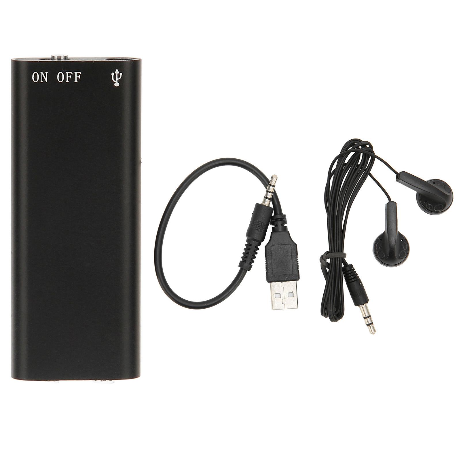 Honor Electronics Spraakrecorder HD Geluidsreductie Spraakgestuurd USB Opladen Mini Geluidsrecorder voor Vergaderingen