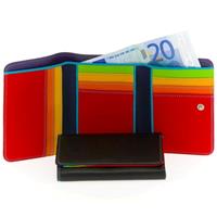 mywalit Medium Tri-Fold Wallet Portemonnee Black/ Pace